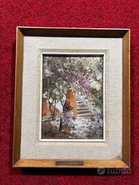 Alberto Picardi paesaggio dipinto olio su tavola