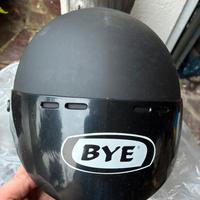 Casco jet bye yamaha motor, mod ghost