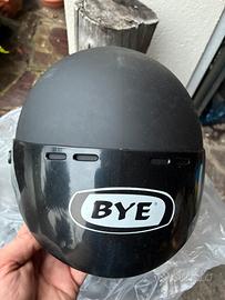 Casco jet bye yamaha motor, mod ghost