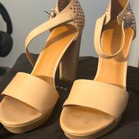 Scarpe tacco Marc By Marc Jacobs pelle nude 38