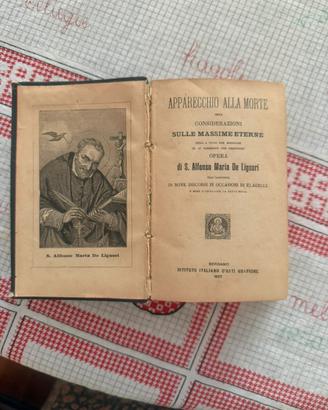 Antico libro di S. Alfonso Maria De Liguori