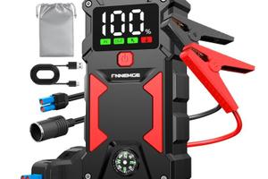 FNNEMGE Avviatore Batteria Auto, 5000A 24800mAh 