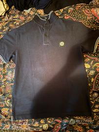 Polo stone-island blu scuro XL