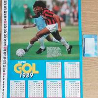 Poster Supergol Gullit (Milan) + Rui Barros (Juve)