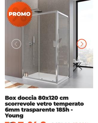 Box doccia 80x120xh190