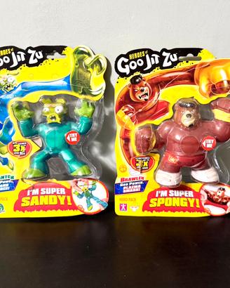 Coppia Heroes of Goo Jit Zu – Sandy & Spongy