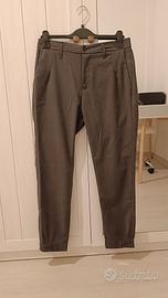 Malcom Chic Pantaloni Slim Fit Grigio Scuro 46