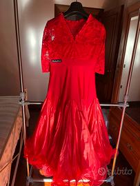 Vestito Abito Ballo Standard Donna