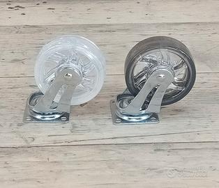 Ruote girevoli da mm 75 x mobili, 6,00  e/cad