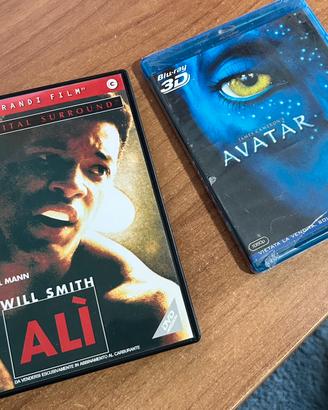 2 DVD y2k Alì con Will Smith e Avatar primo film
