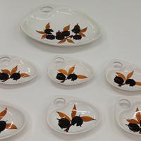 set vassoi decorativi  + set ciotole in terracotta