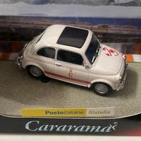 FIAT 500 ABART da corsa modellino poste italiane