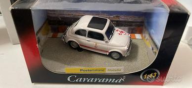 FIAT 500 ABART da corsa modellino poste italiane