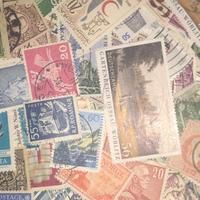 40000 francobolli mondiali lotto 2 kg 2000 grammi