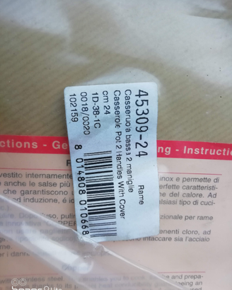 Pentole professionali rame/alluminio