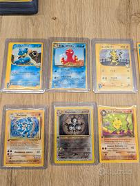 set 15 carte Pokemon vintage 1 Edizione VS/Wotc
