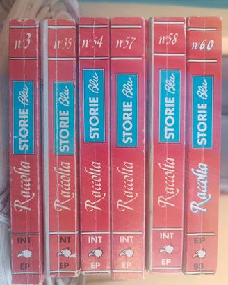 Lotto 6 fumetti erotici raccolta storie blu 