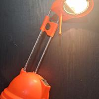 lampada da scrivania arancio alogena 20W 220v TUV