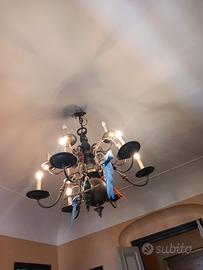 lampadario classico in metallo