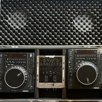 Console DJ Numark + Mixer + case