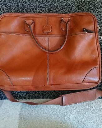 Cartella con tracolla Bric's marrone 