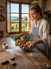 Cestino Vintage in Rete Metallica