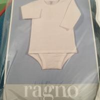 Body neonato lana manica lunga