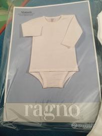 Body neonato lana manica lunga