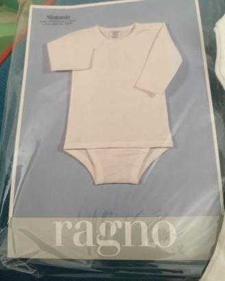 Body neonato lana manica lunga