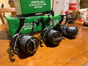 Set 3 x Shimano Aerlex 10000 XTB spod carpfishing