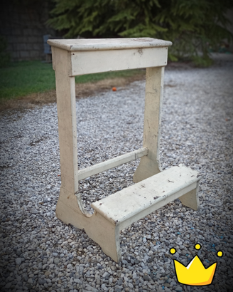 Inginocchiatoio d'epoca religione cattolica