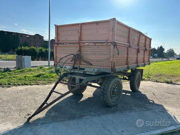 Rimorchio agricolo Artigiano- 50q- targa e librett