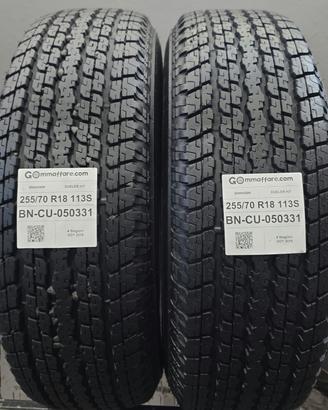 2 Pneumatici 255/70 R18 Bridgestone Dueler H/T