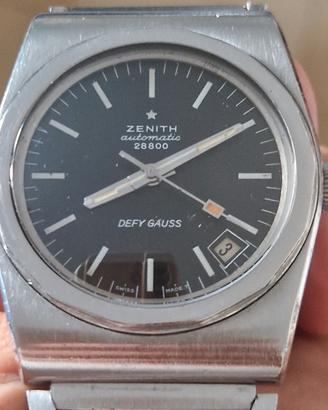 ZENITH DEFY GAUSS  NERO RARO PERMUTO 