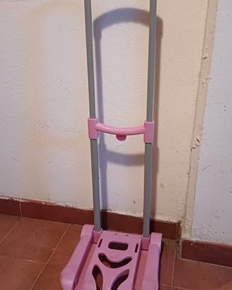 Carrellino allungabile per zaino e borsa spesa