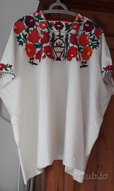 Camicia donna - Poncho. Taglia comoda