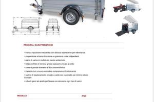 Carrello Rimorchio Cresci PT6F