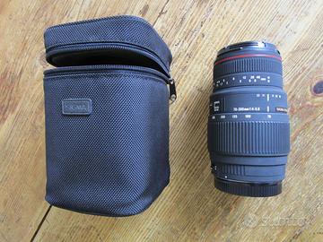 Obiettivo SIGMA APO DG 70-300 x Canon