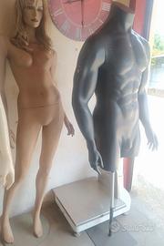 Manichino busto con braccia uomo 