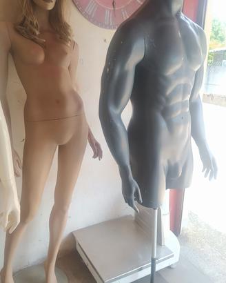 Manichino busto con braccia uomo 