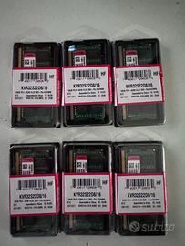 RAM 16GB DDR4 Kingston 3200MHz SODIMM – per laptop