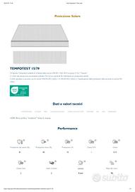 STOFFA TENDA DA SOLE TEMPOTEST 215X250-GRIGIO CHIA