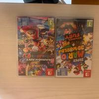 Mario kart 8 deluxe e Mario 3d world + bowser fury
