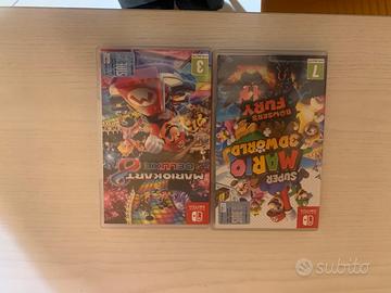 Mario kart 8 deluxe e Mario 3d world + bowser fury