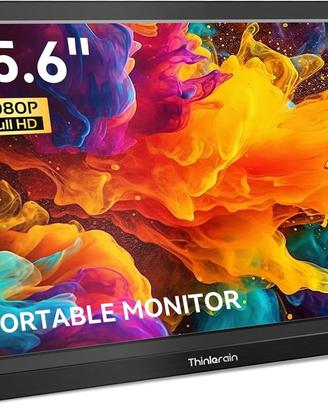 Monitor portatile 15,6 pollici 1920 x 1080 FHD Por