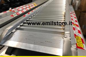 Rampe alluminio 3,5 metri carico max 21 quintali