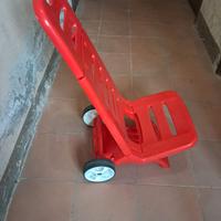 SPIAGGINA TROLLEY  2 RUOTE  CON FUNZIONE CARRELLO