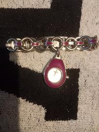 Bracciale con ciondolo orologio breil tribe 