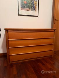 Cassettiera in legno