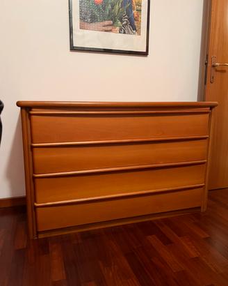 Cassettiera in legno